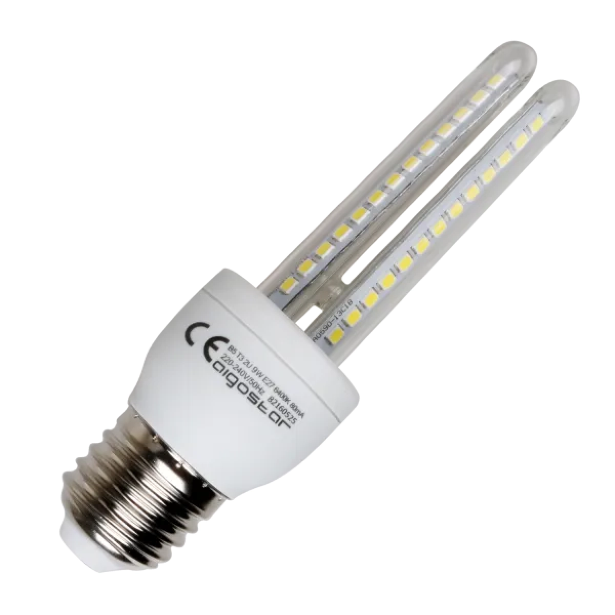 Λάμπα LED 2U E27 9W 6500K Aigostar