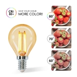 Λάμπα νήματος LED Amber G45 ​​E14 4W 2200K Aigostar