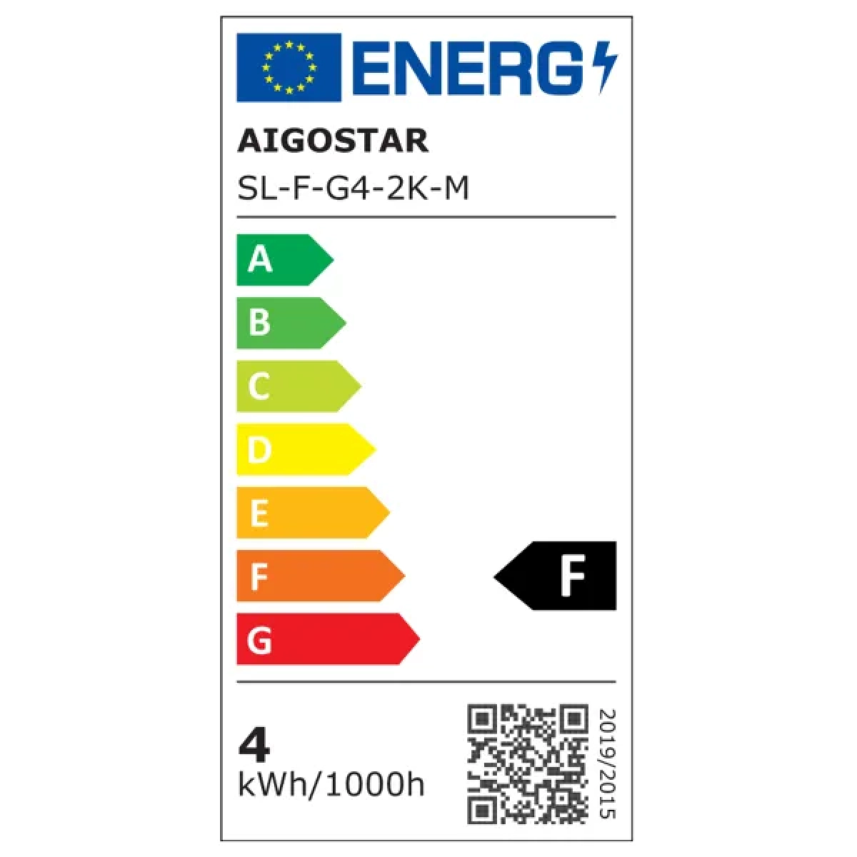 Λάμπα νήματος LED Amber G45 ​​E27 4W 2200K Aigostar