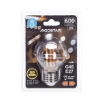 Λάμπα νήματος LED Amber G45 ​​E27 6W 2200K Aigostar