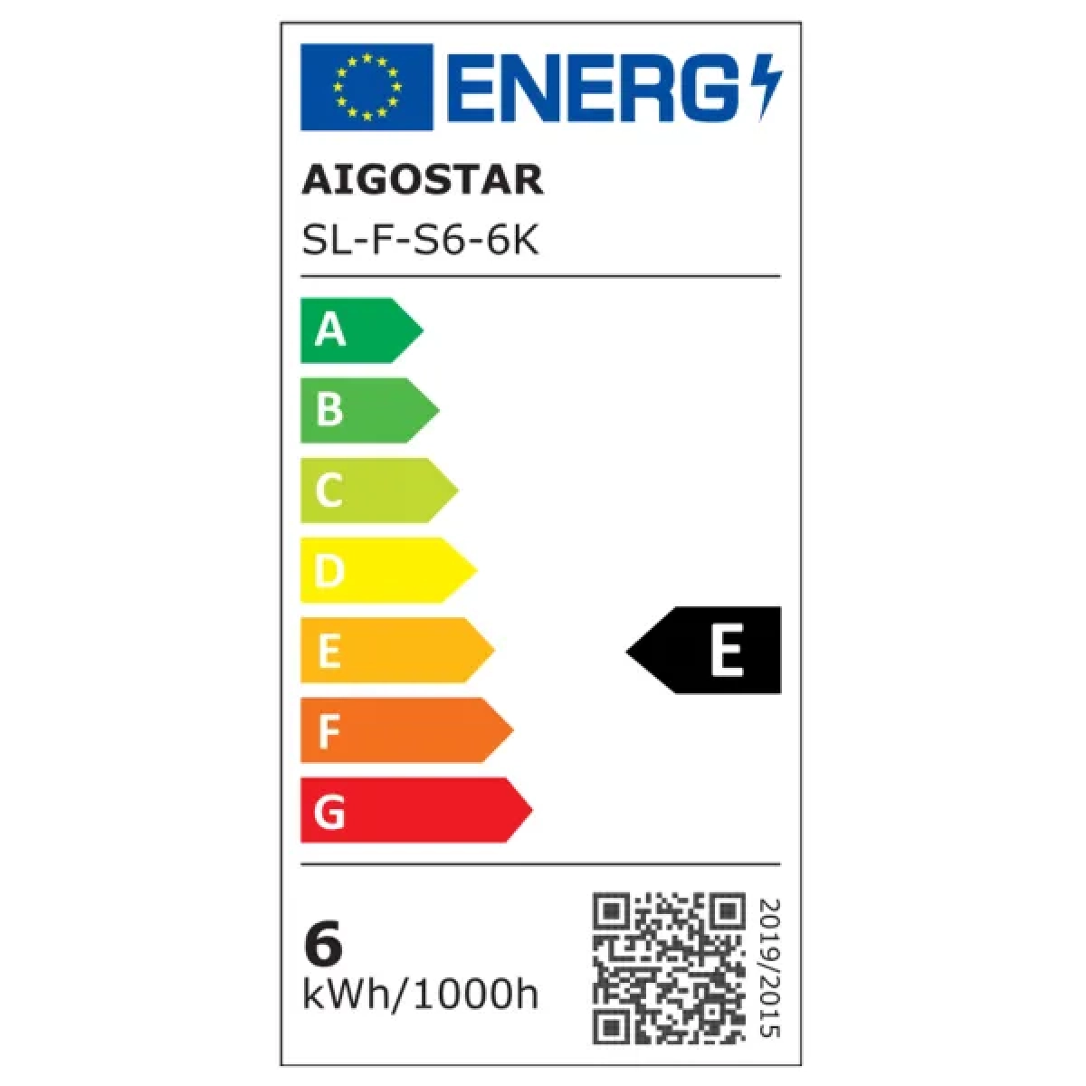 Λάμπα νήματος LED ST64 E27 6W 6500K Aigostar
