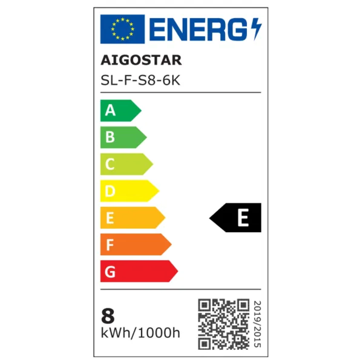 Λάμπα νήματος LED ST64 E27 8W 6500K Aigostar