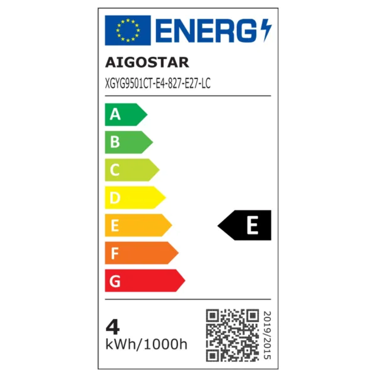 Λάμπα νήματος LED G95 E27 4W 2700K Aigostar