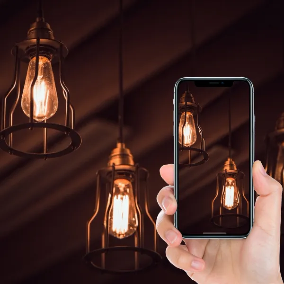 Λάμπα νήματος LED Amber ST64 E27 8W 2200K Aigostar