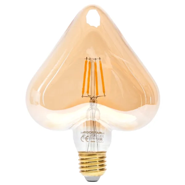 Λάμπα νήματος "Καρδιά" LED E27 4W 1800K Aigostar