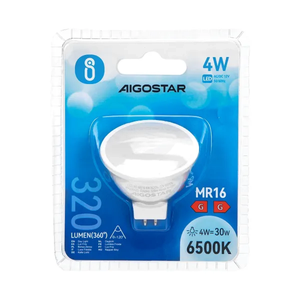 Λάμπα LED MR16 4W 6500K Aigostar