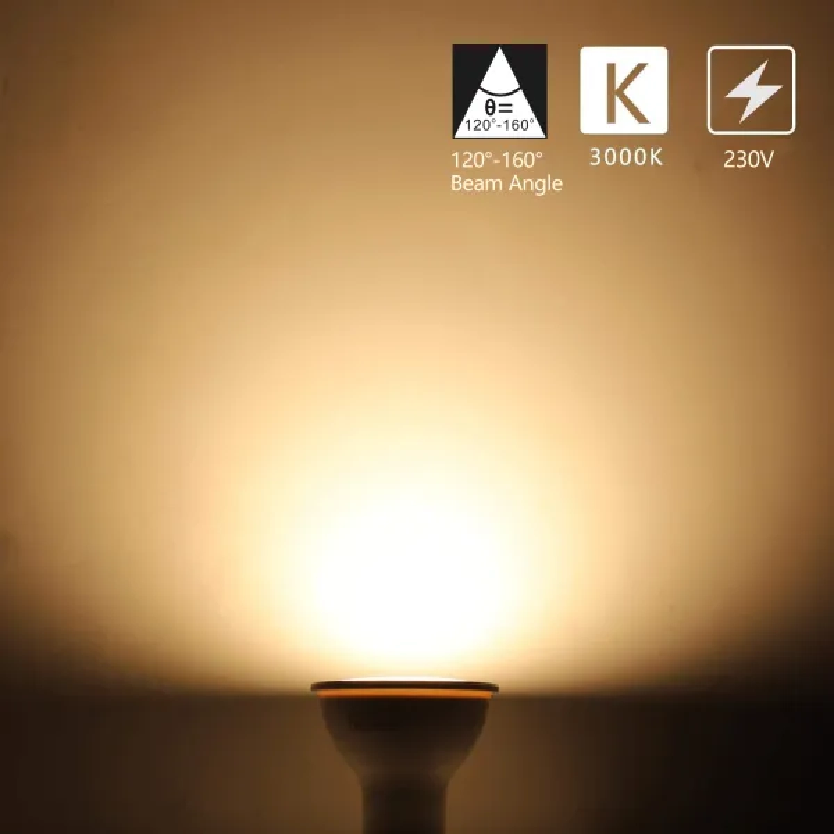 Λάμπα LED GU10 3W 3000K Aigostar