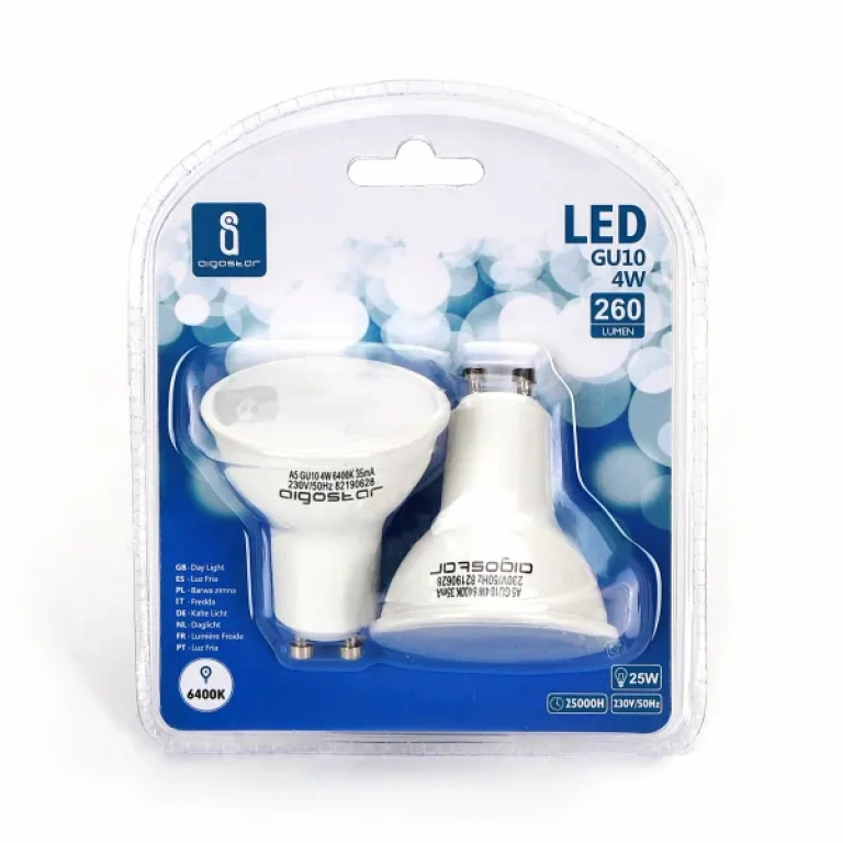 Λάμπες LED 2 τμχ GU10 4W 6500K Aigostar