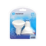 Λάμπες LED 2 τμχ GU10 6W 6500K Aigostar