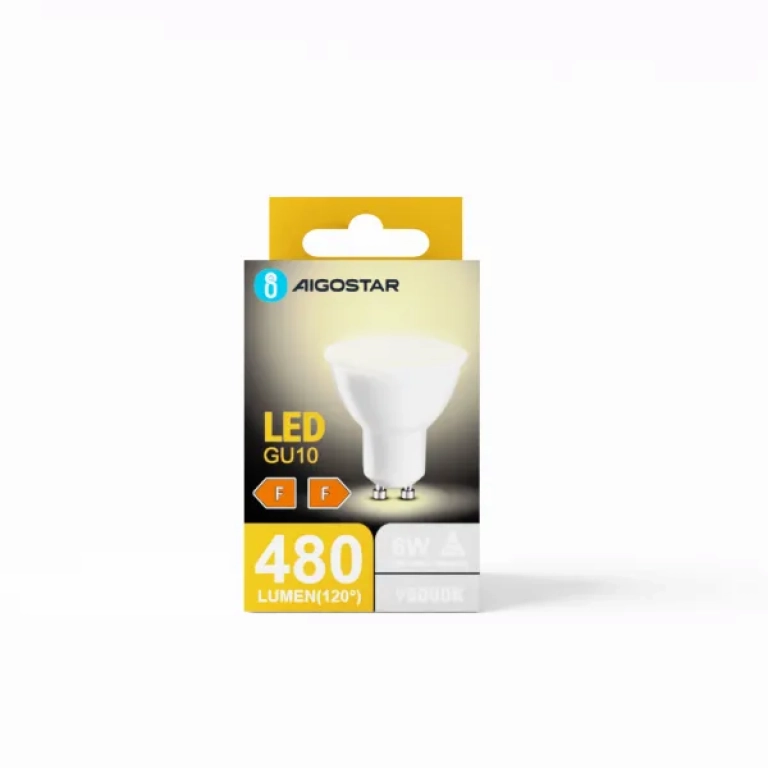 Λάμπα LED GU10 6W 3000Κ Aigostar