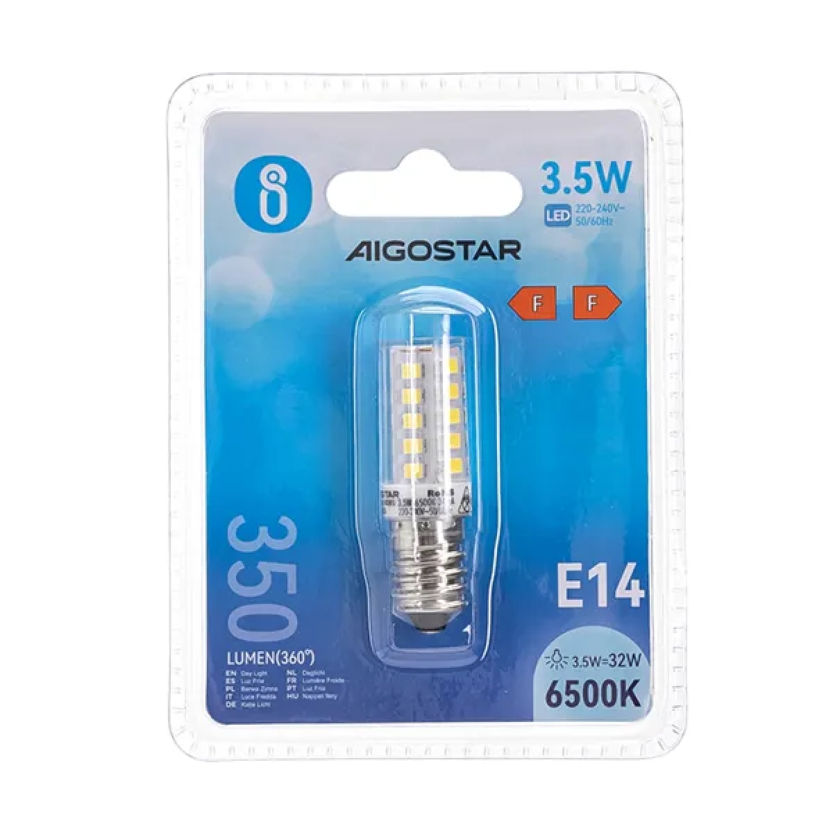 Λάμπα LED E14 3,5W 6500K Aigostar