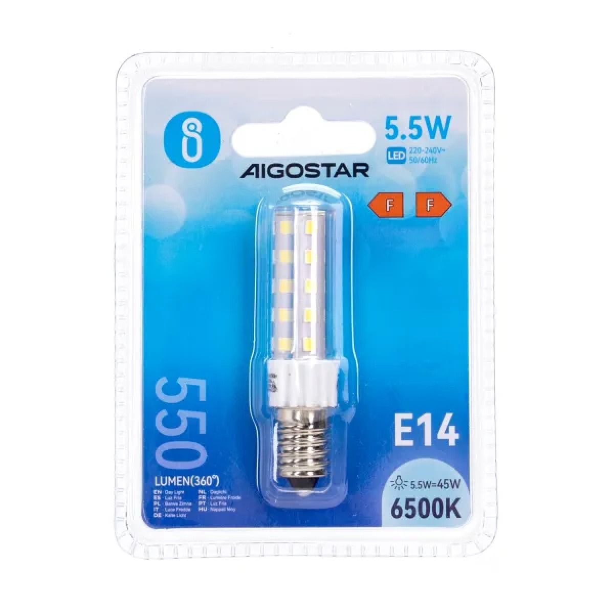 Λάμπα LED E14 5,5W 6500K Aigostar