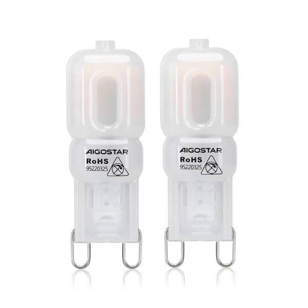 Λάμπες 2 τμχ LED G9 2W 3000K Aigostar