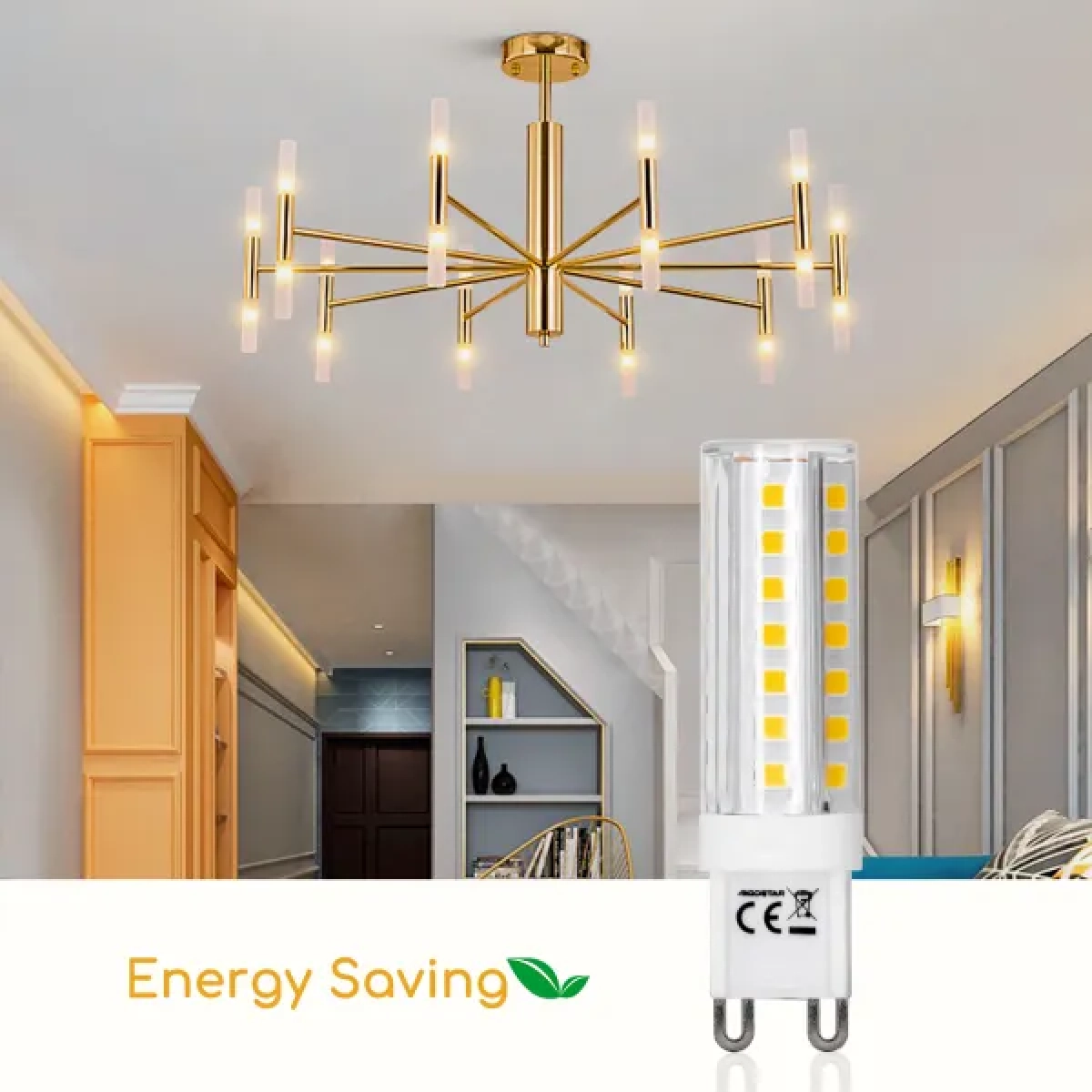 Λάμπα LED G9 4.8W 3000K Aigostar