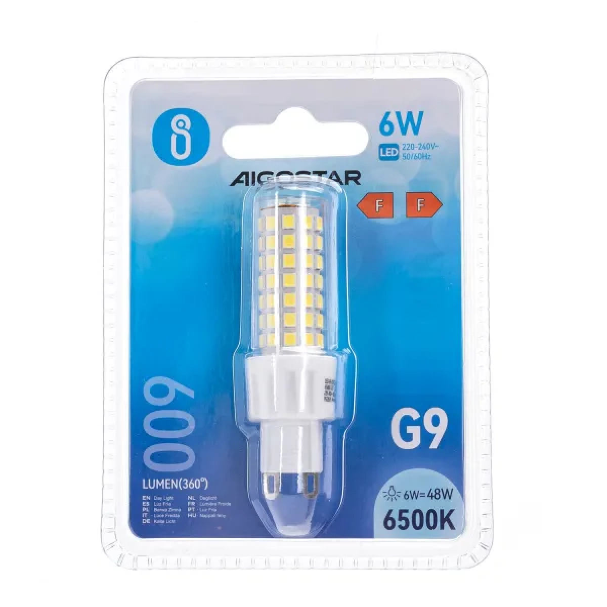 Λάμπα LED G9 6W 6500K Aigostar