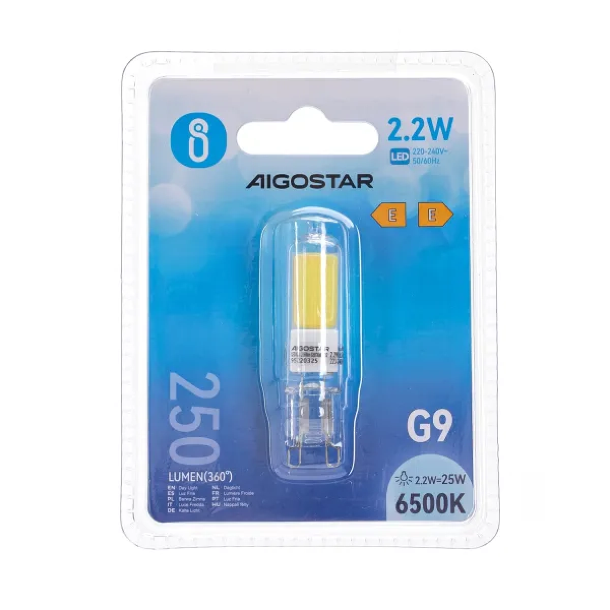 Λάμπα LED G9 2.2W 6500K Aigostar