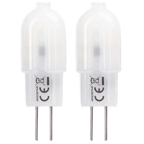Λάμπες 2 τμχ LED G4 1.3W 6500K Aigostar