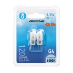 Λάμπες 2 τμχ LED G4 1.3W 6500K Aigostar
