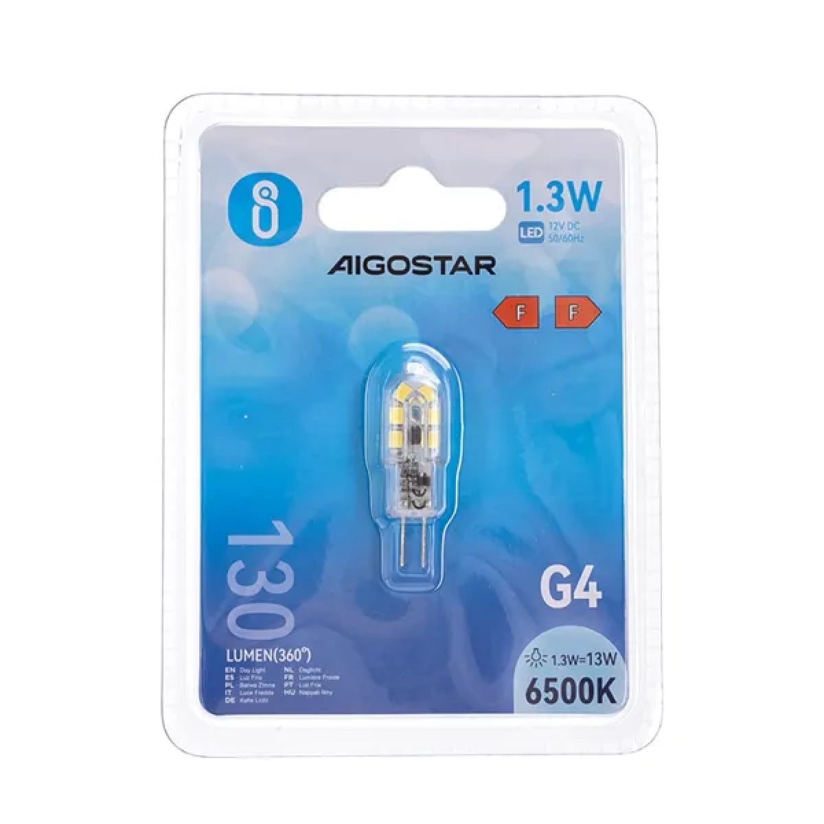 Λάμπα LED G4 1.3W 6500K Aigostar