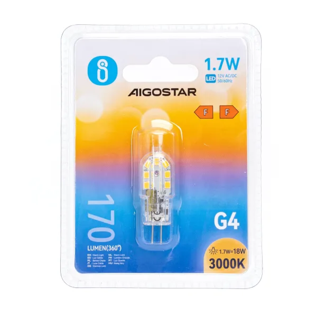 Λάμπα LED G4 1.7W 3000K Aigostar