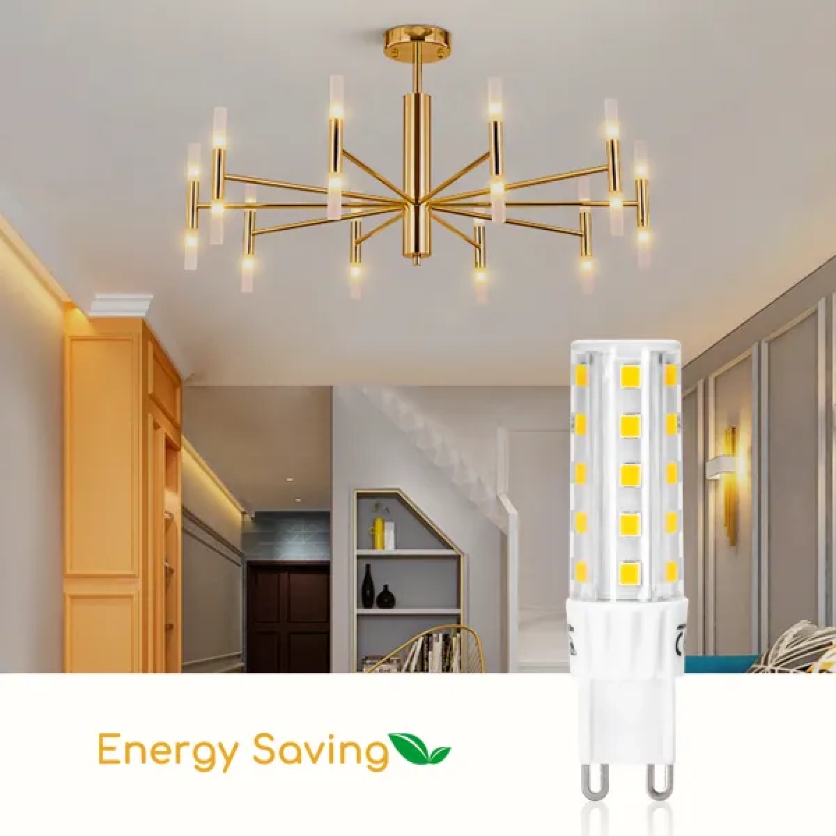 Λάμπα LED G9 5.5W 3000K Aigostar