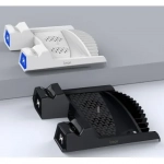 Πολυλειτουργική Βάση Ψύξης για την κονσόλα PS5 με σταθμό φόρτισης για χειριστήρια, θήκη για ακουστικά και αποθήκευση δίσκου παιχνιδιού iPega PG-P5023 - Μαύρο