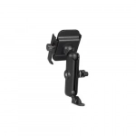 Μεταλλική βάση κινητού μηχανής Motowolf MDL2821 mirror mount Μαύρη