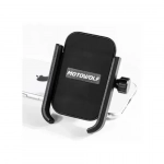 Μεταλλική βάση κινητού μηχανής Motowolf MDL2821 mirror mount Μαύρη