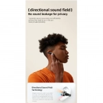 Clip-on Ear Ασύρματα Ακουστικά με μικρόφωνο V5.3 Bluetooth Hifi Sound με ψηφιακή οθόνη LED Awei TZ7 - Μαύρο