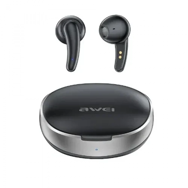 Ακουστικά True Wireless Bluetooth 5.3 με μικρόφωνο HD Hifi Sound TWS Awei T75 - Μαύρα