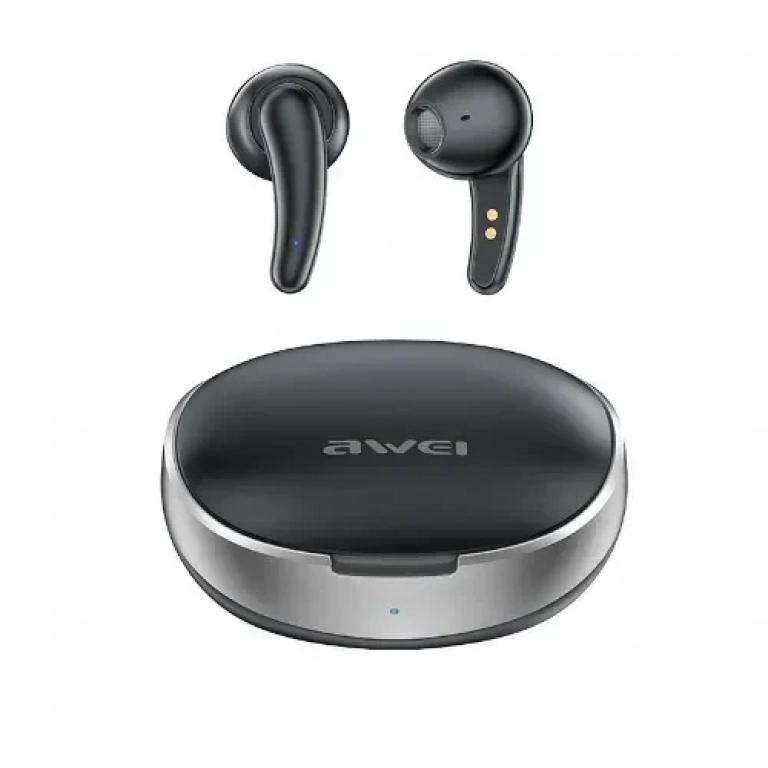 Ακουστικά True Wireless Bluetooth 5.3 με μικρόφωνο HD Hifi Sound TWS Awei T75 - Μαύρα