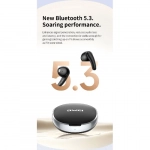 Ακουστικά True Wireless Bluetooth 5.3 με μικρόφωνο HD Hifi Sound TWS Awei T75 - Μαύρα