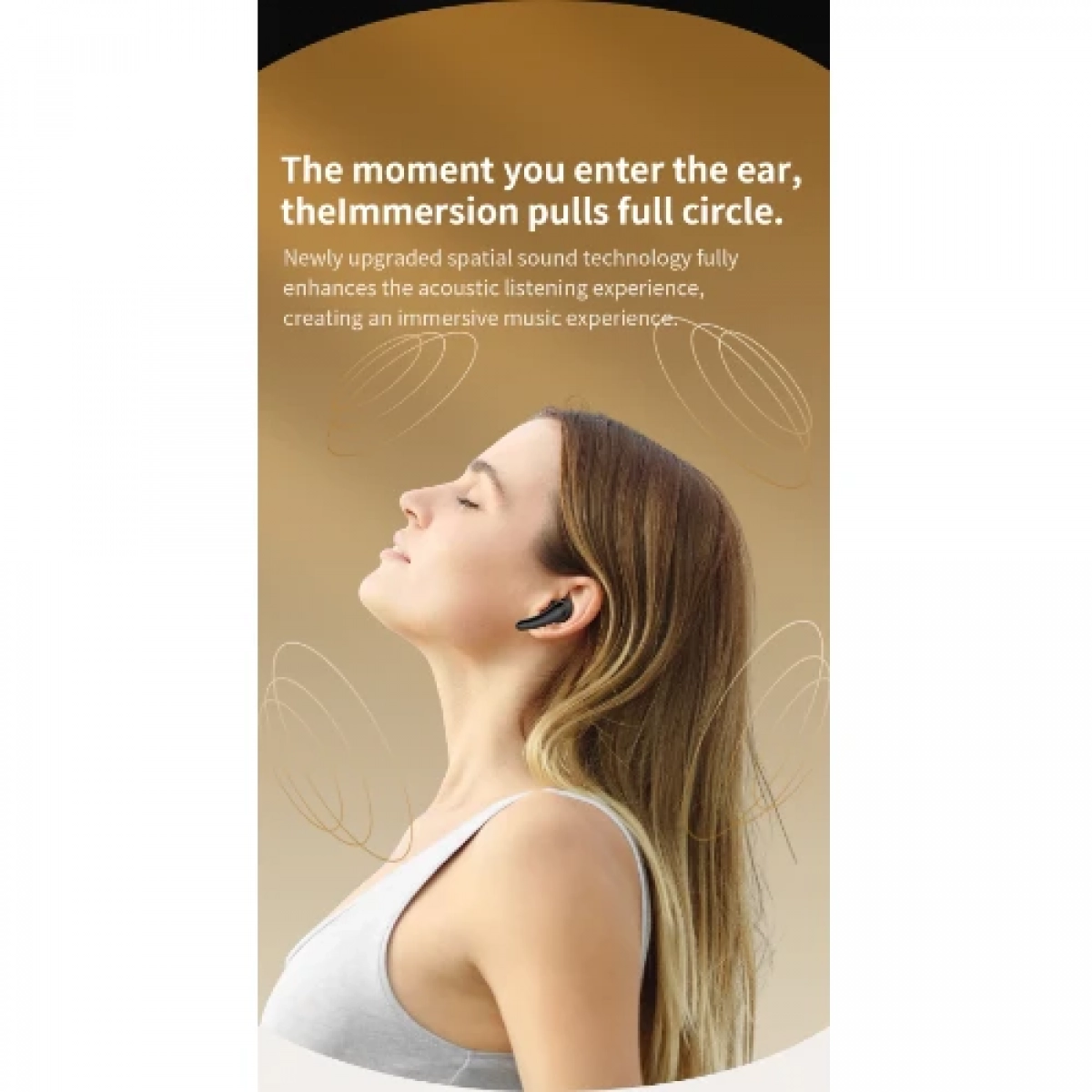 Ακουστικά True Wireless Bluetooth 5.3 με μικρόφωνο HD Hifi Sound TWS Awei T75 - Μαύρα