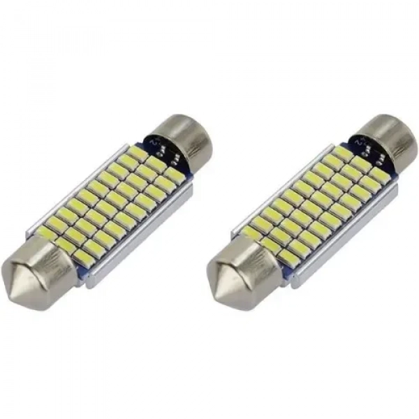 Λαμπάκια LED Πλαφονιέρας C5W 12V 39mm 30 SMD 6500K 2τμχ