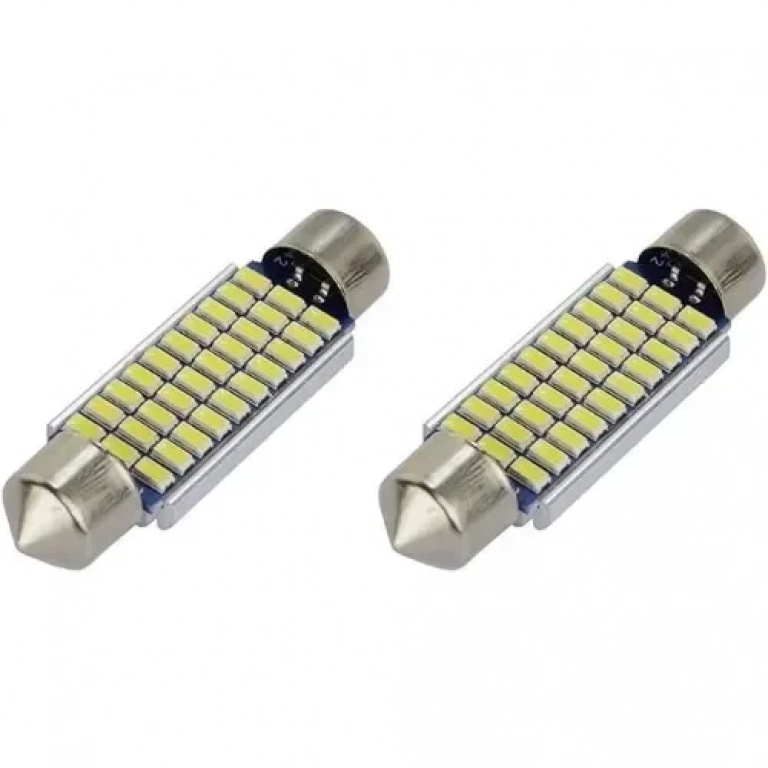 Λαμπάκια LED Πλαφονιέρας C5W 12V 39mm 30 SMD 6500K 2τμχ