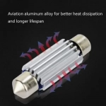 Λαμπάκια LED Πλαφονιέρας C5W 12V 39mm 30 SMD 6500K 2τμχ