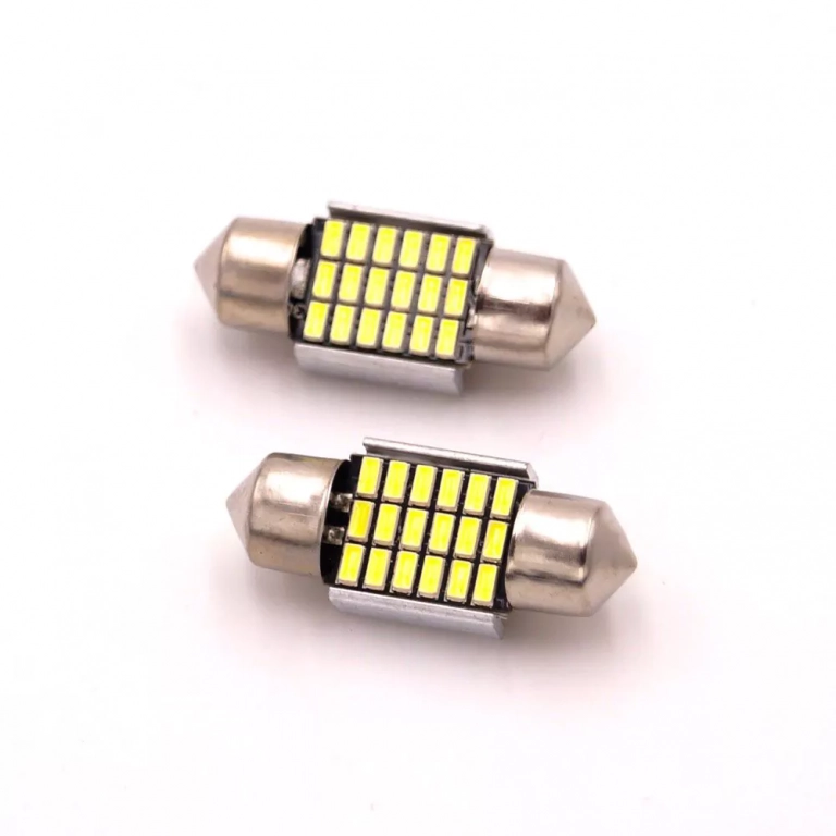 Λαμπάκια LED 31mm 18 smd 12V 6000K Can Bus 2τμχ