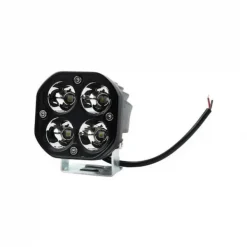 LED Προβολάκι 40W 10-30V Λευκού Φωτισμού Αδιάβροχο IP67 360º OEM FD-40W – Μαύρο