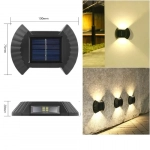 Σετ 4 Επιτοίχια Ηλιακά Φωτιστικά Solar Energy Wall Lamp - Image 5