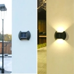 Σετ 4 Επιτοίχια Ηλιακά Φωτιστικά Solar Energy Wall Lamp