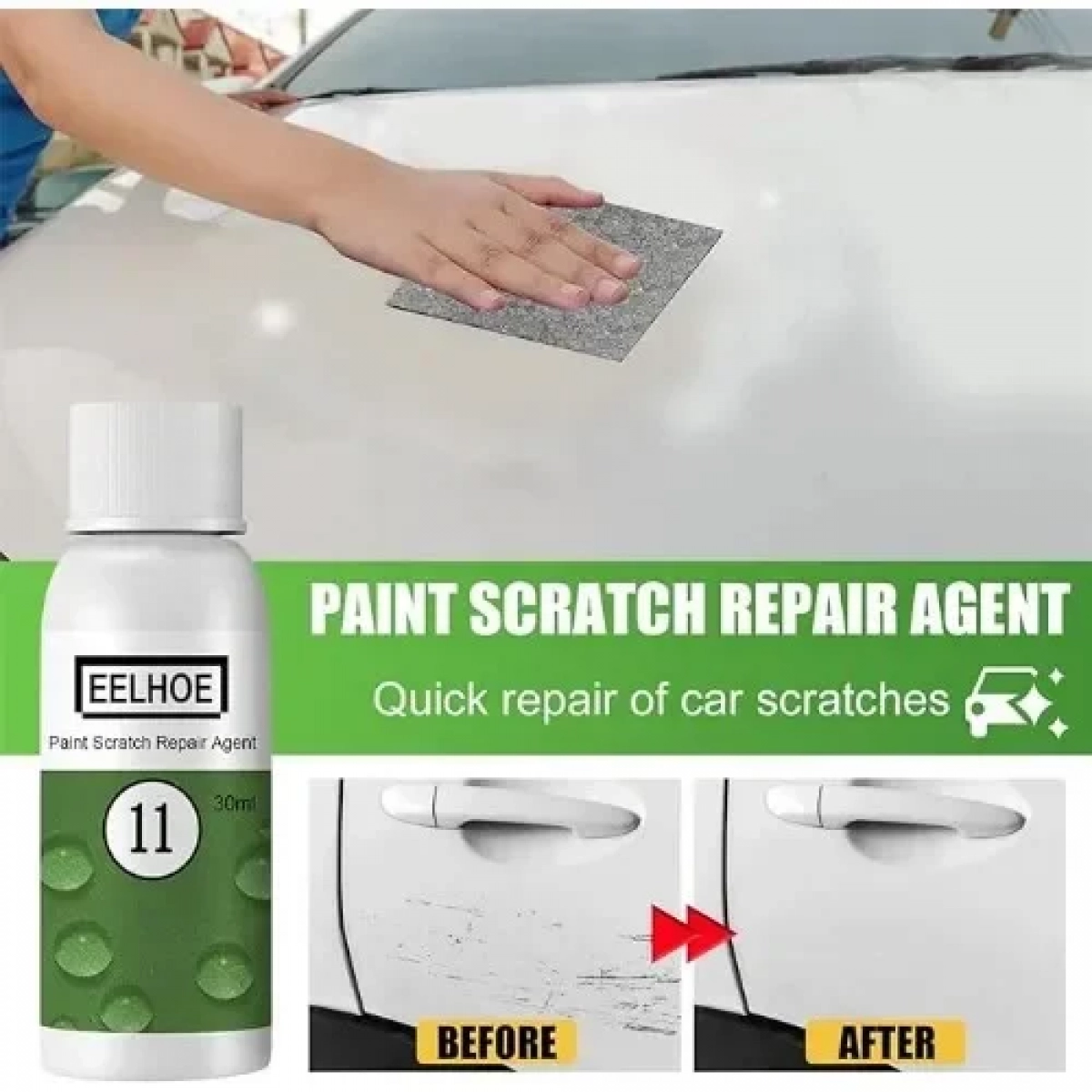 Υγρό Αφαίρεσης Γρατζουνιών 30ml Eelhoe Paint Scratch Repair Agent