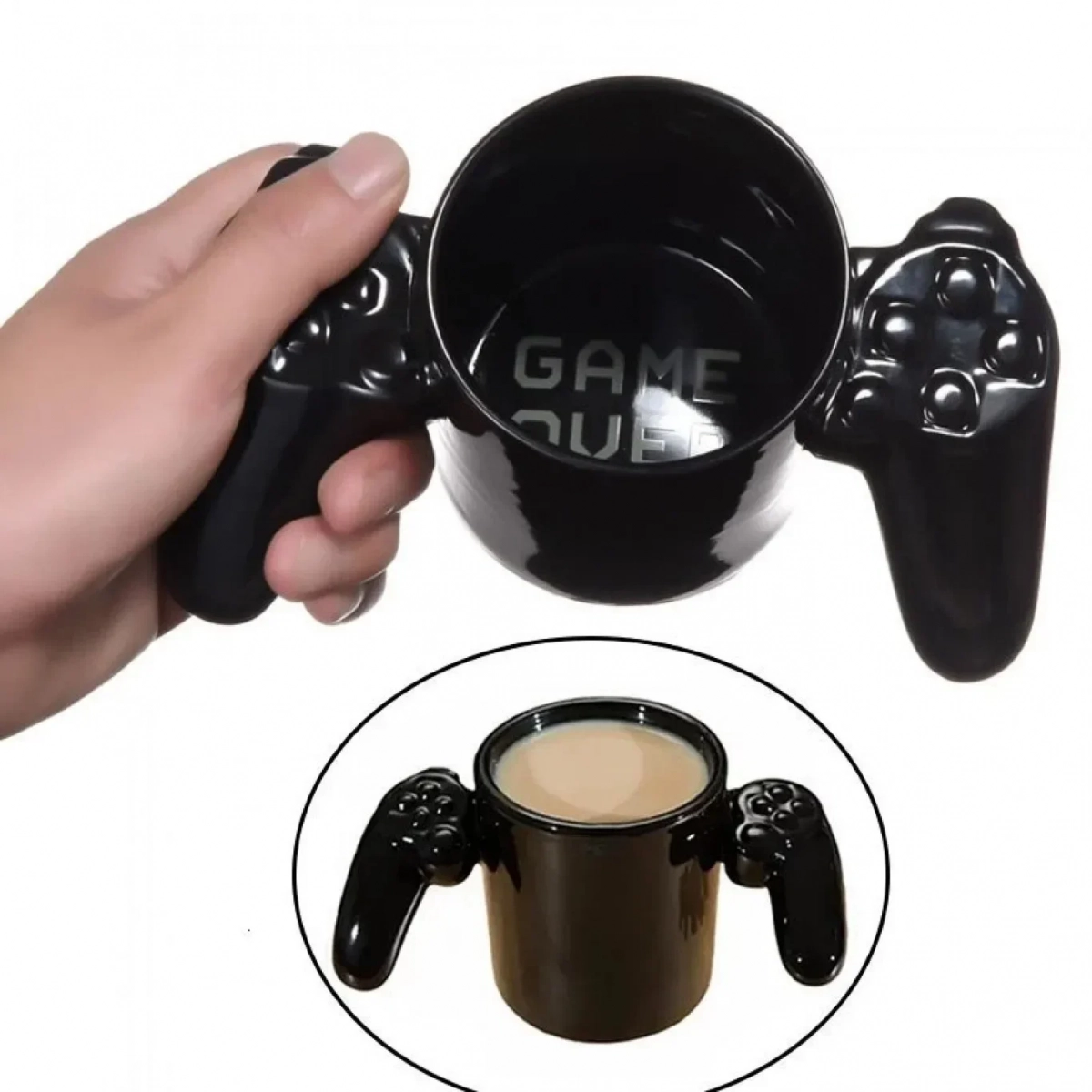 Κούπα Game Over με Λαβές Χειριστήριο - Game Boy Mug