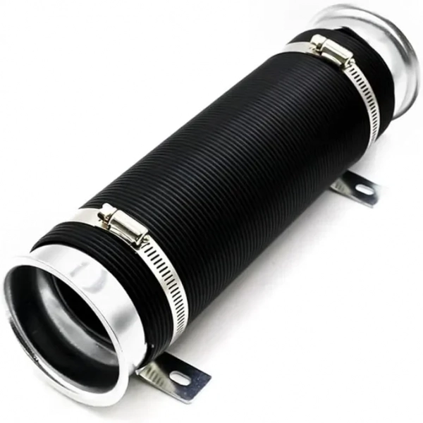 Turbo Multi-Flexible Σωλήνας Εισαγωγής Κρύου Αέρα 75mm Μαύρο