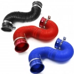 Turbo Multi-Flexible Σωλήνας Εισαγωγής Κρύου Αέρα 75mm Μαύρο