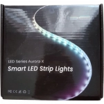 Aυτοκόλλητη Tαινία LED RGB/Λευκό 12V 5050 SMD 5m με Χειριστήριο OEM Aurora-X