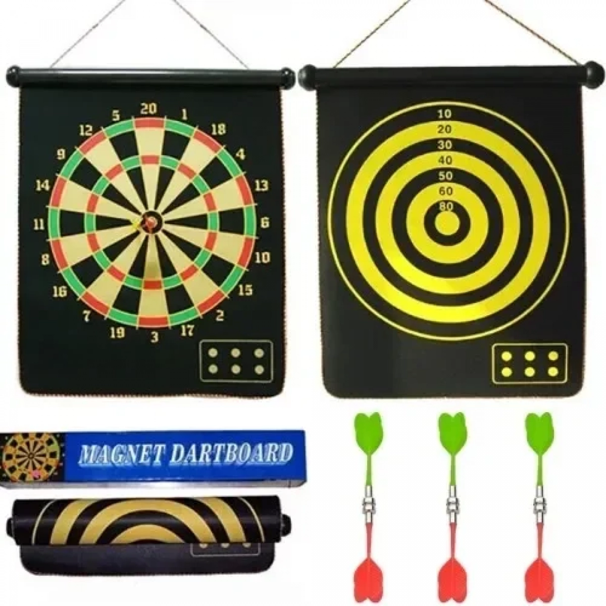 Στόχος με 6 βελάκια Μαγνητικός 47,5x31εκ