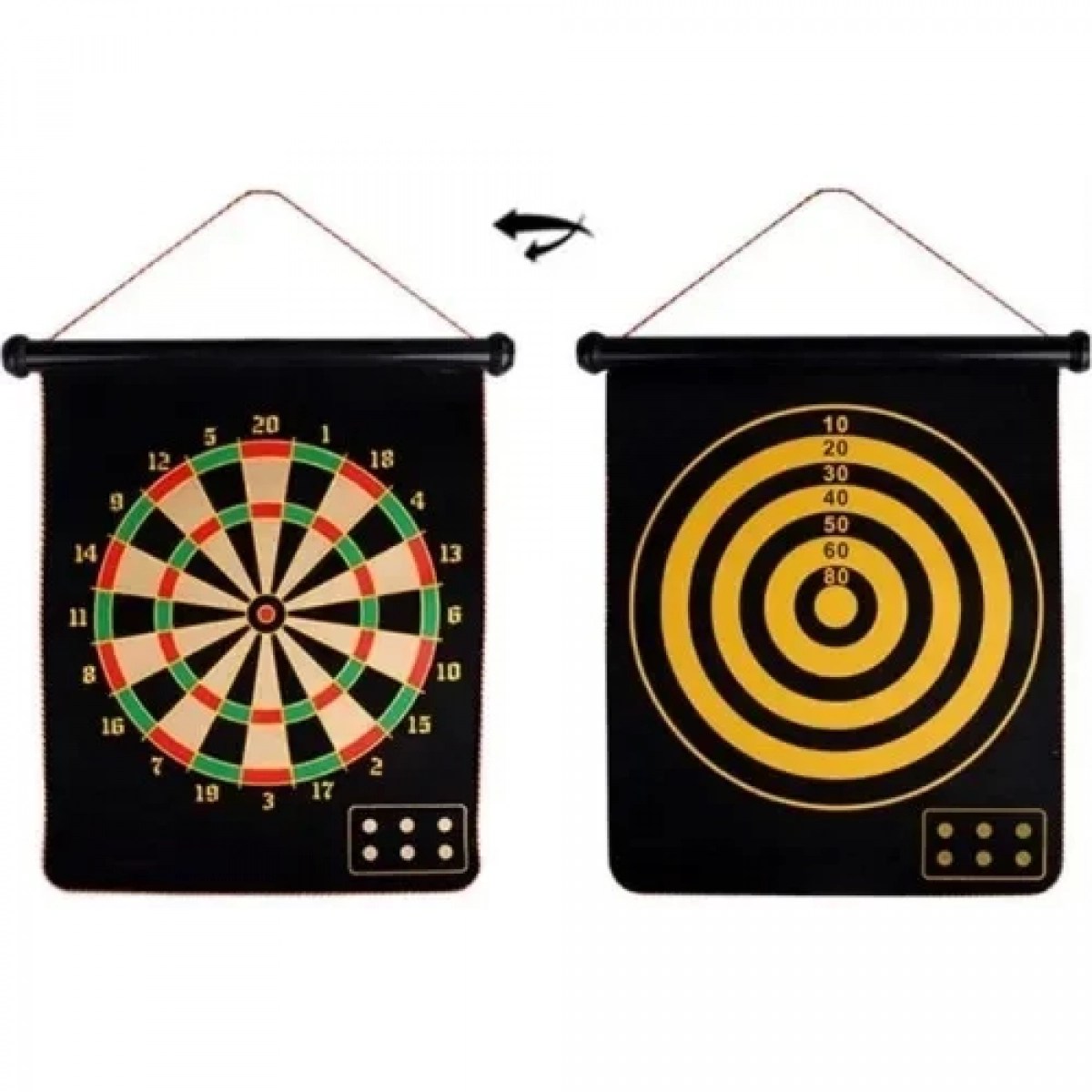 Στόχος με 6 βελάκια Μαγνητικός 47,5x31εκ