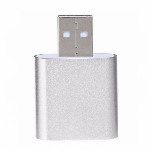 Εξωτερική Κάρτα Ήχου USB Type A 2.0 - Ασημί