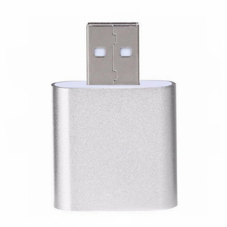Εξωτερική Κάρτα Ήχου USB Type A 2.0 - Ασημί