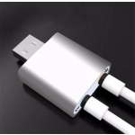 Εξωτερική Κάρτα Ήχου USB Type A 2.0 - Ασημί